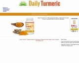 Each day Turmeric Complement House Web page –